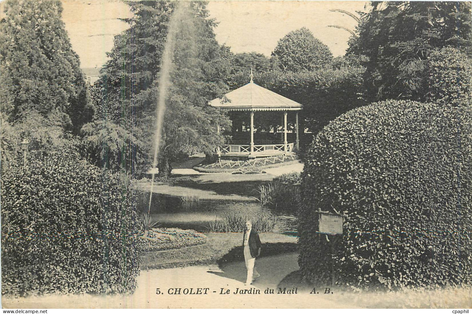 CPA Cholet Le Jardin du Mail