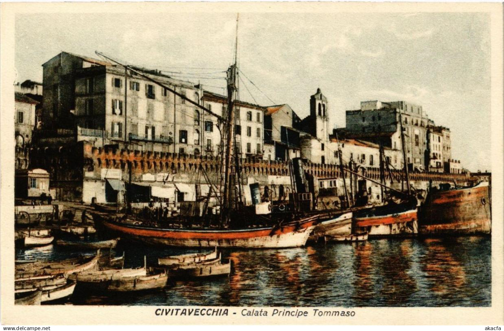 CPA CIVITAVECCHIA Calata Principe Tommaso ITALY (546061)