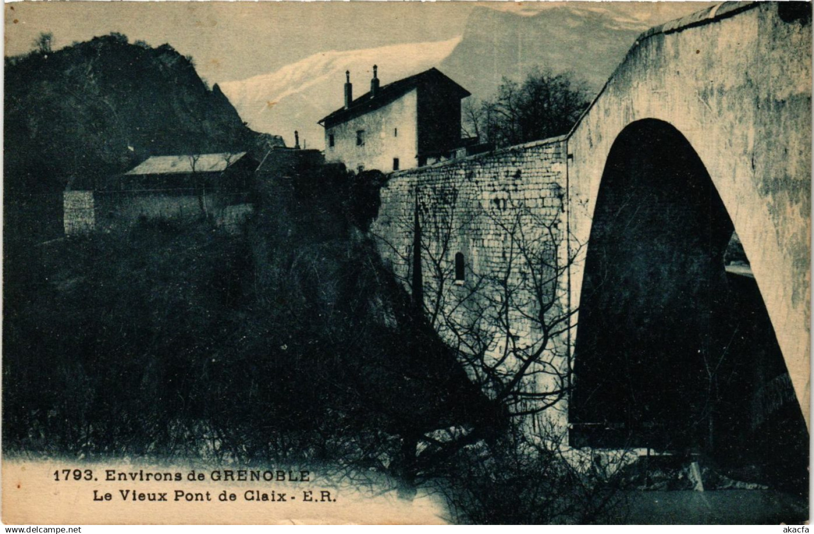 CPA Claix - Le Vieux Pont de Claix - Environs de Grenoble FRANCE (961951)