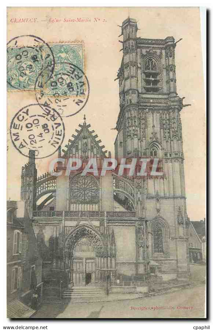 CPA Clamecy Eglie Saint Martin