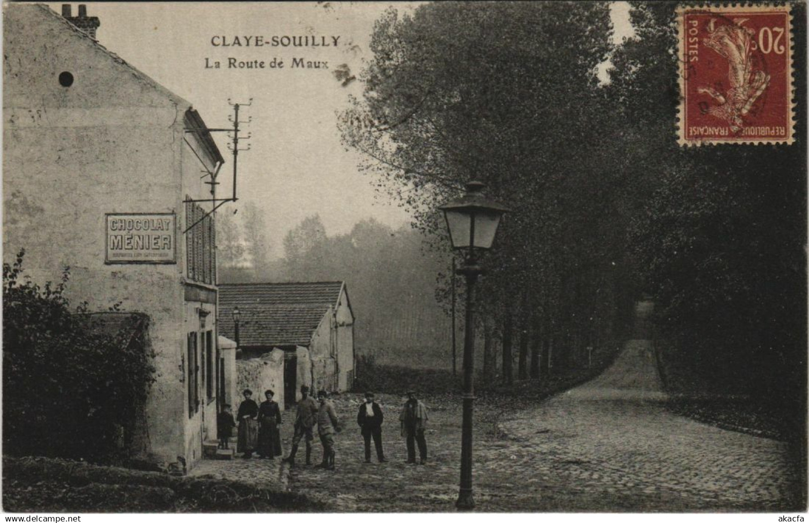 CPA CLAYE-SOUILLY Route de Maux (924728)