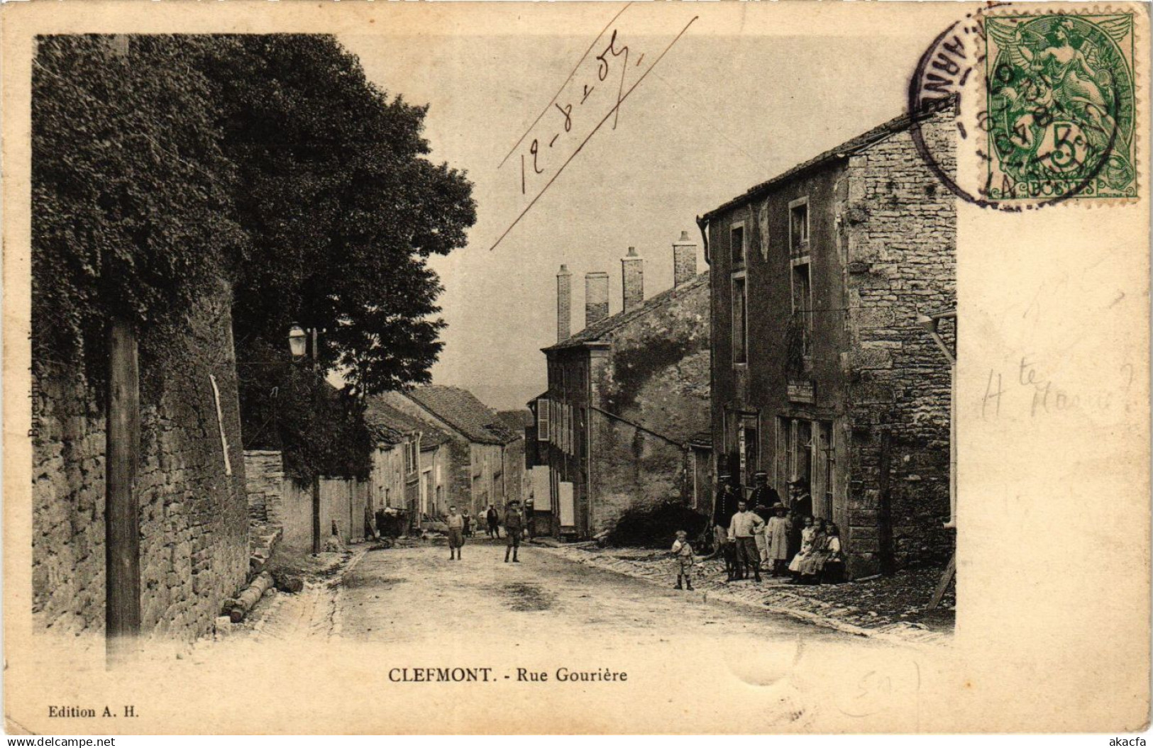 CPA CLEFMONT - Rue Gouriere (368716)