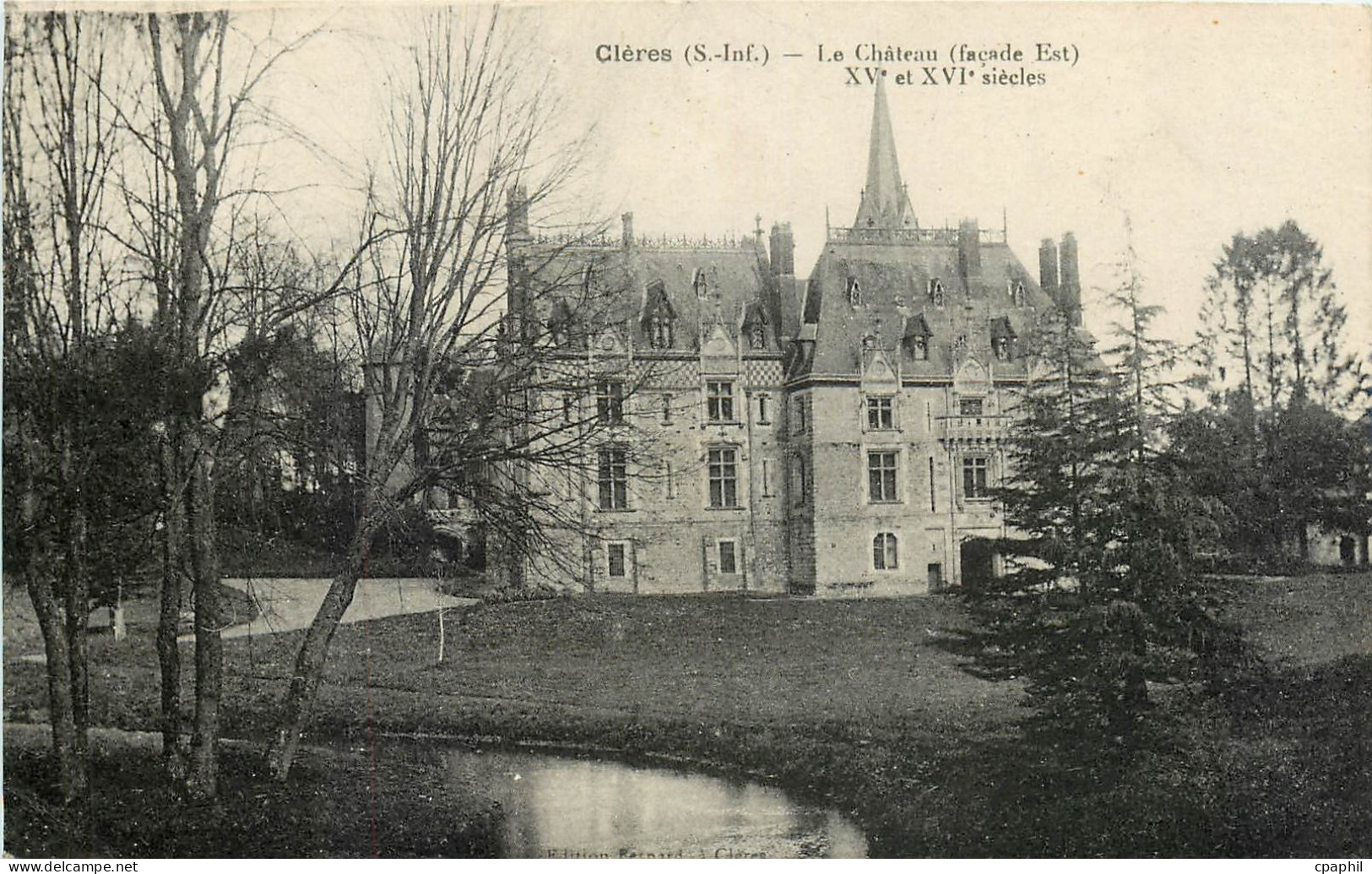 CPA Cleres  -  Le Château