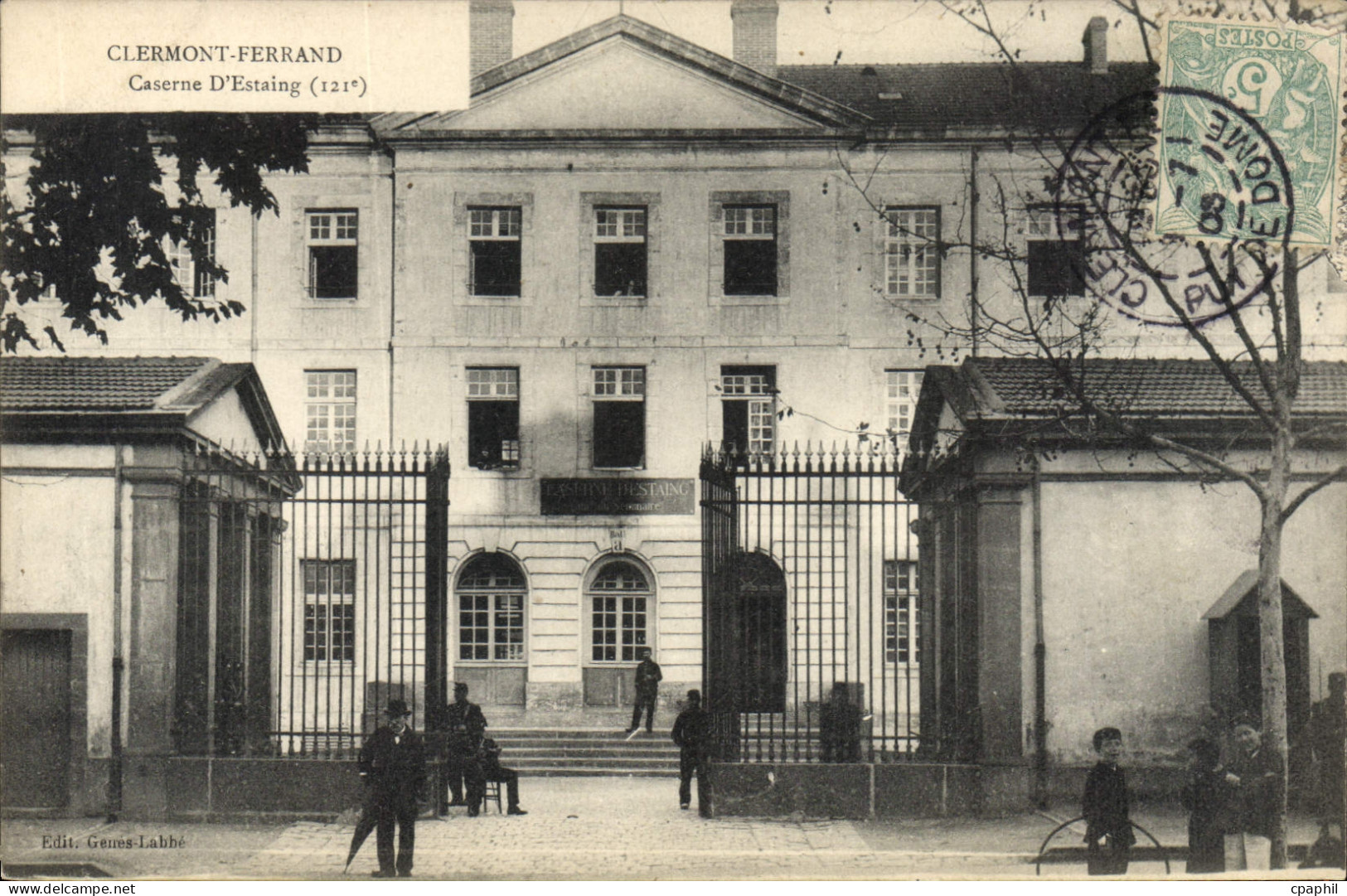 CPA Clermont Ferrand Caserne D'Estaing