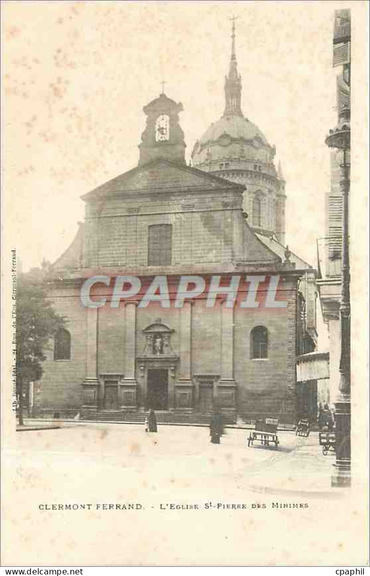 CPA CLERMONT FERRAND-L'EGLISE ST PIERE DES MININES