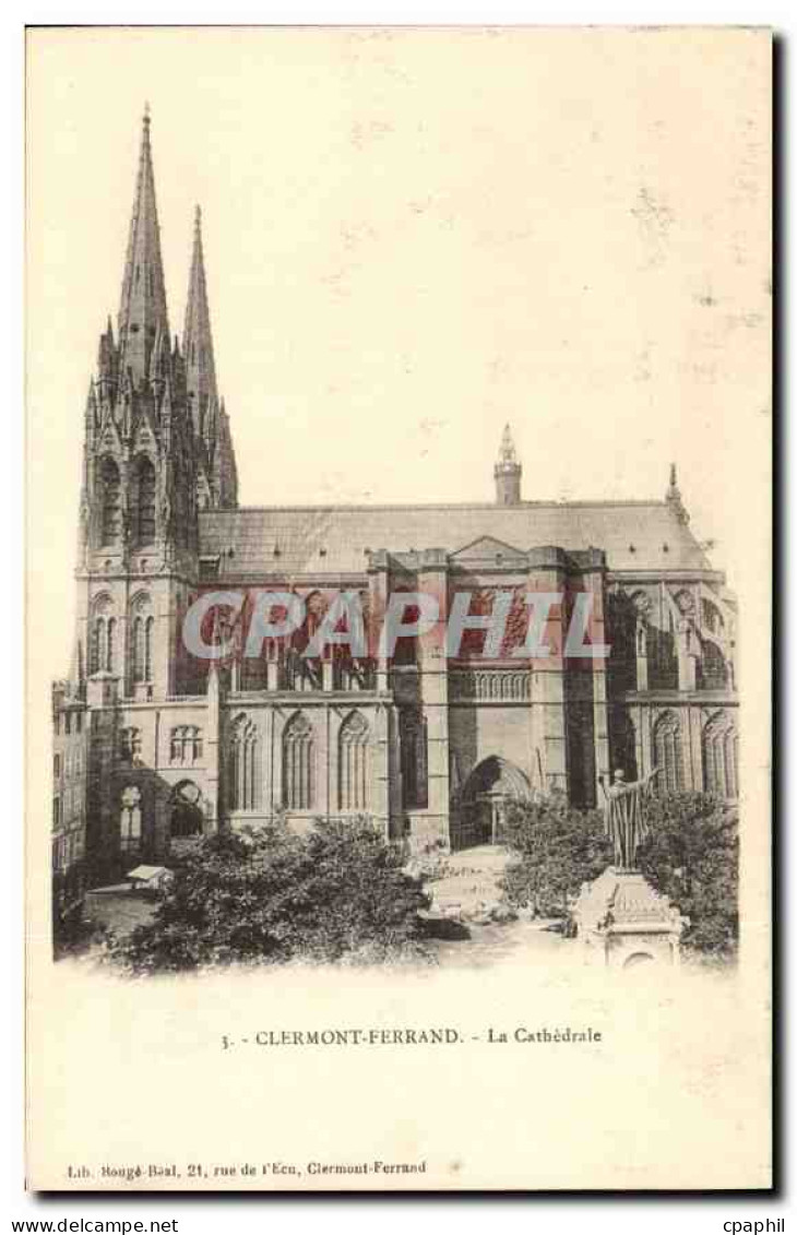 CPA Clermont Ferrand La Cathedrale
