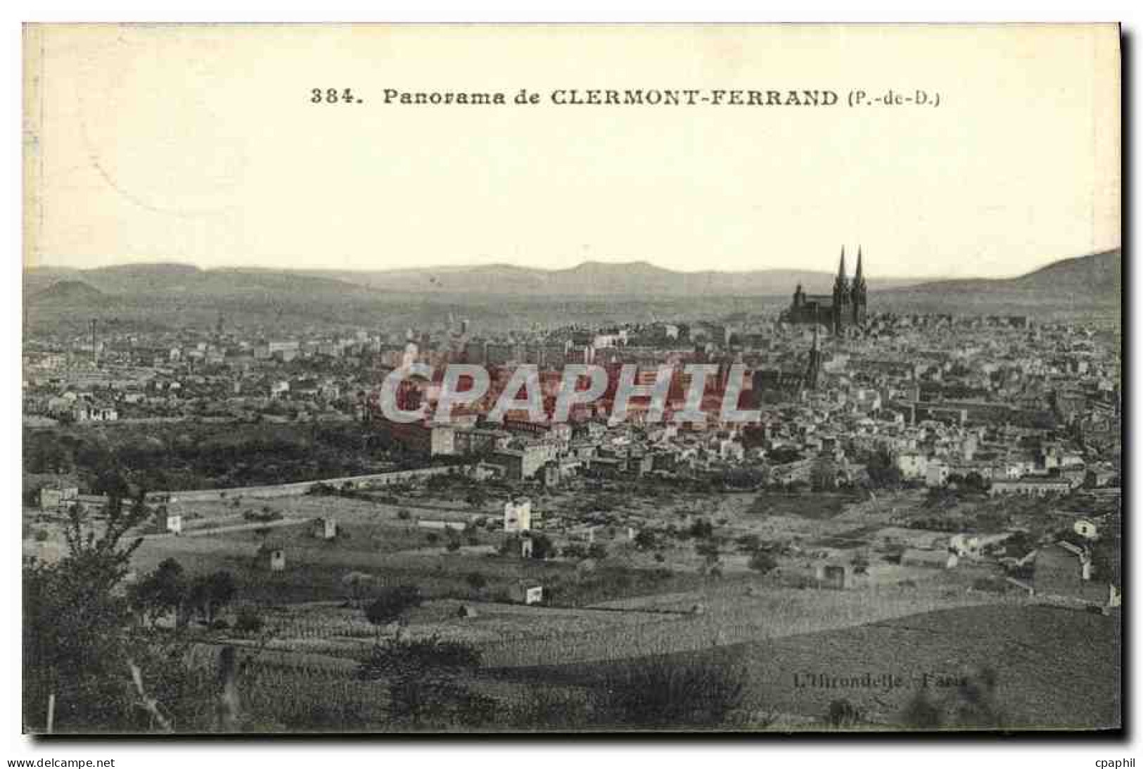 CPA Clermont Ferrand Panorama d