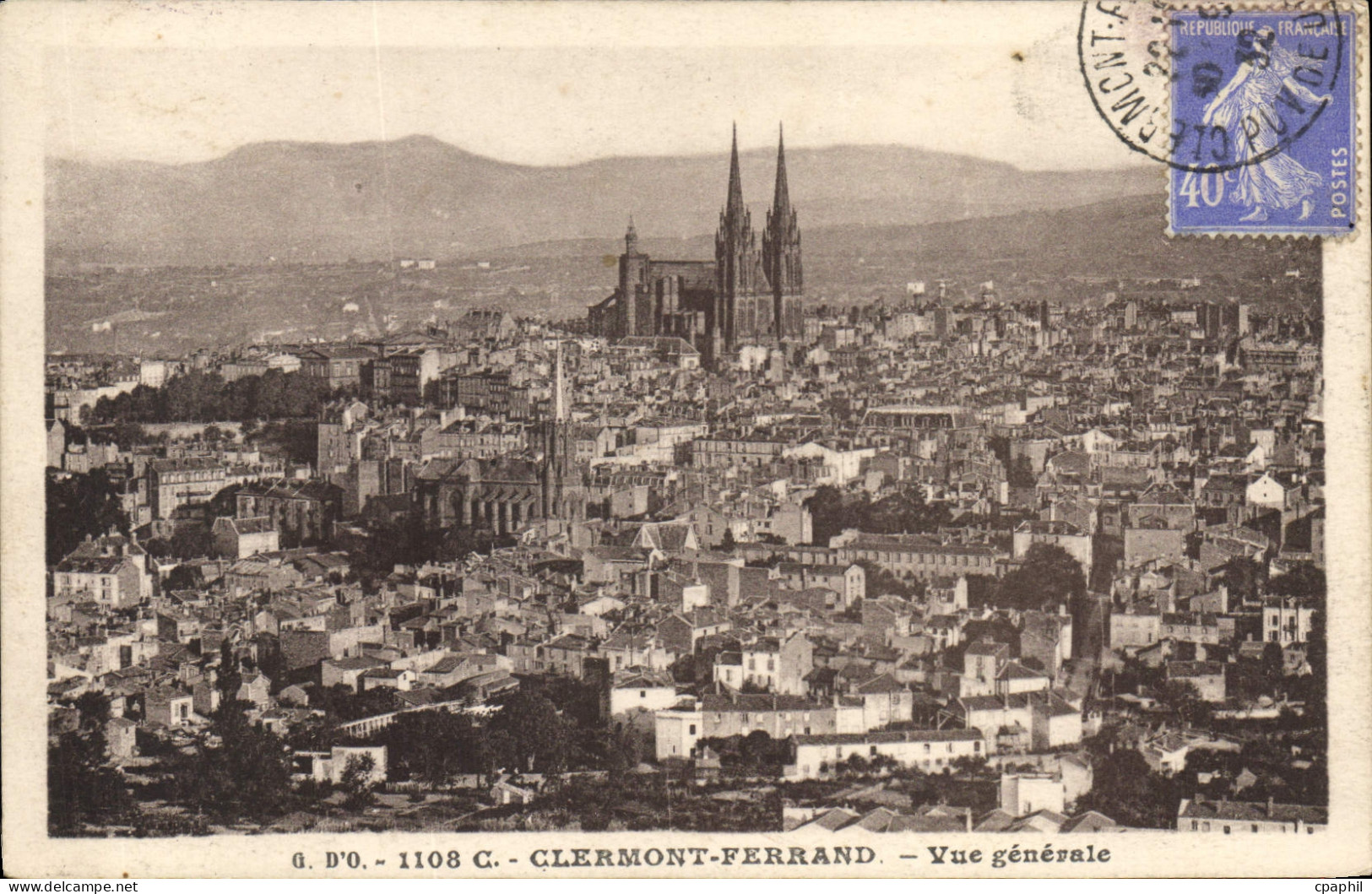 CPA Clermont Ferrand Vue generale