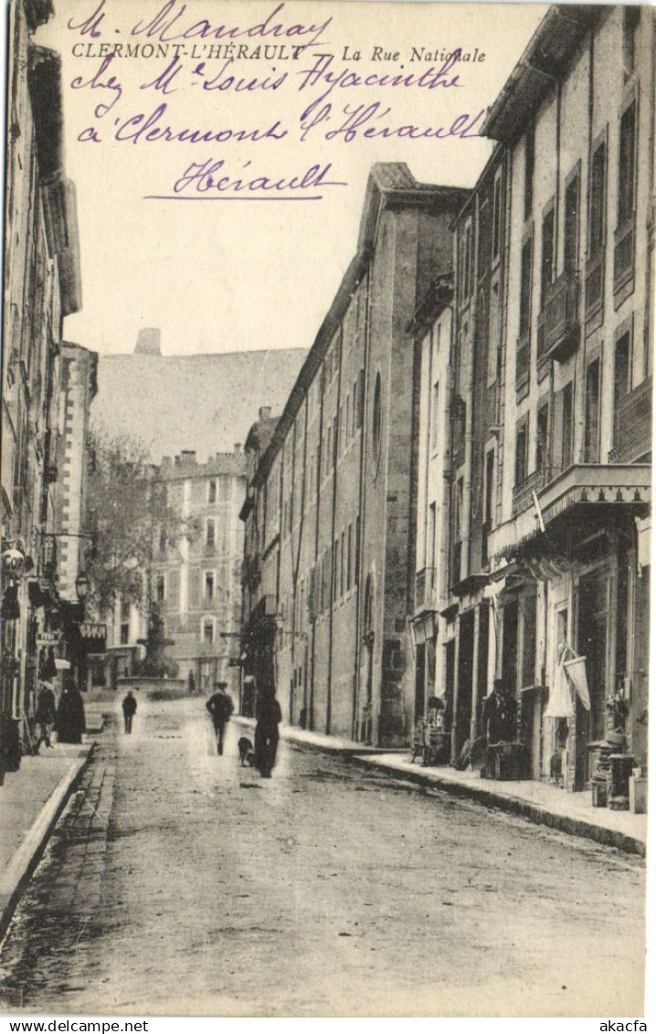 CPA Clermont -L'Hérault - La rue Nationale (172234)