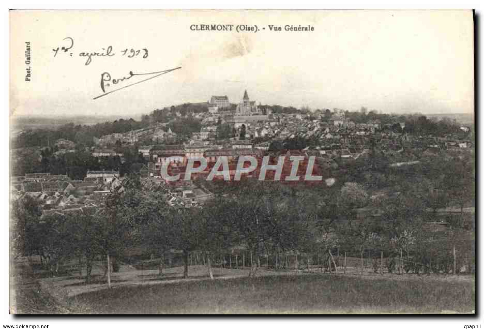 CPA Clermont Vue Generale