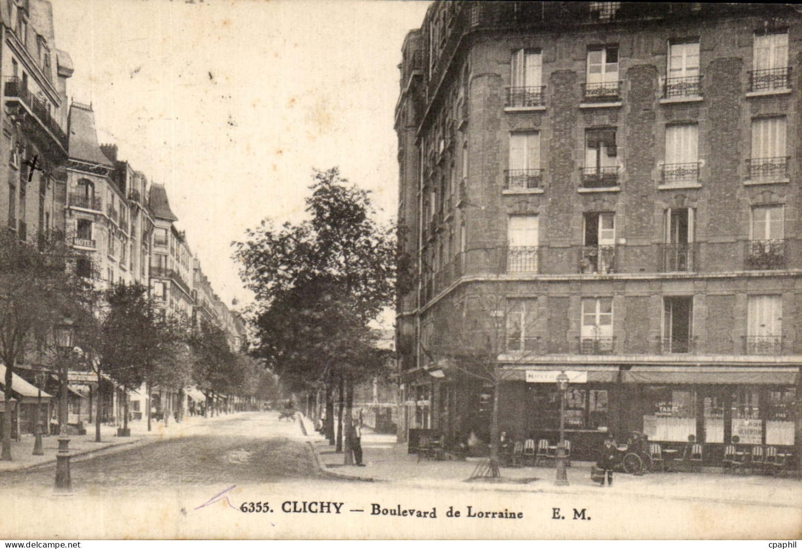 CPA Clichy Boulevard de Lorraine