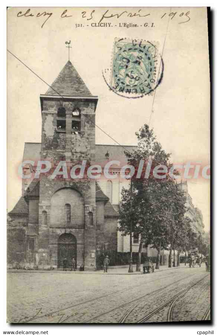 CPA Clichy L'Eglise