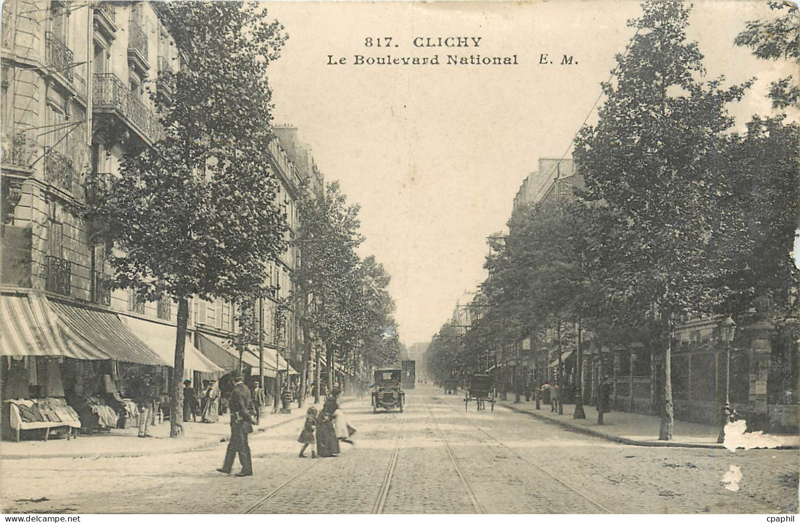 CPA Clichy Le Boulevard National