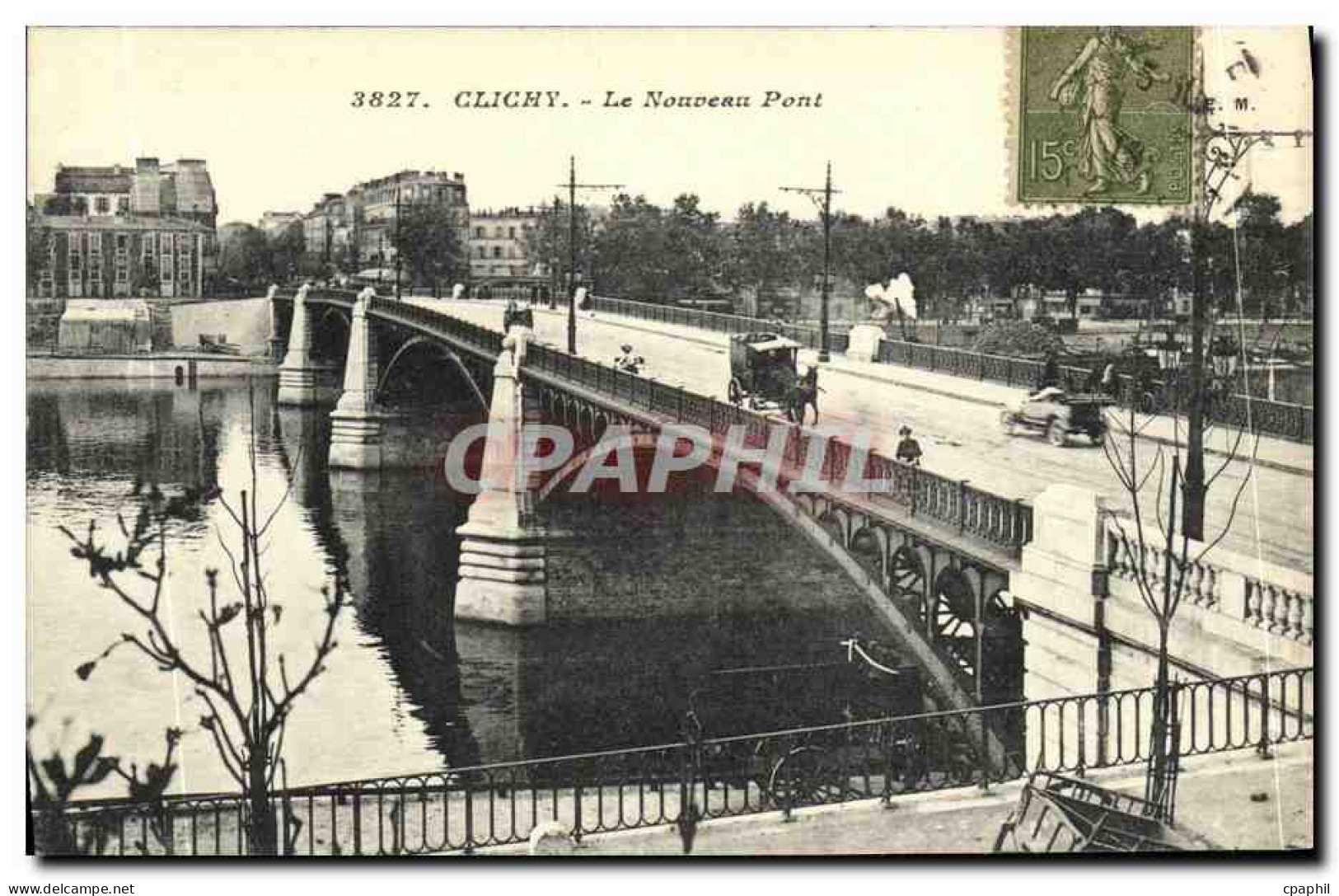 CPA Clichy Le Nouveau Pont
