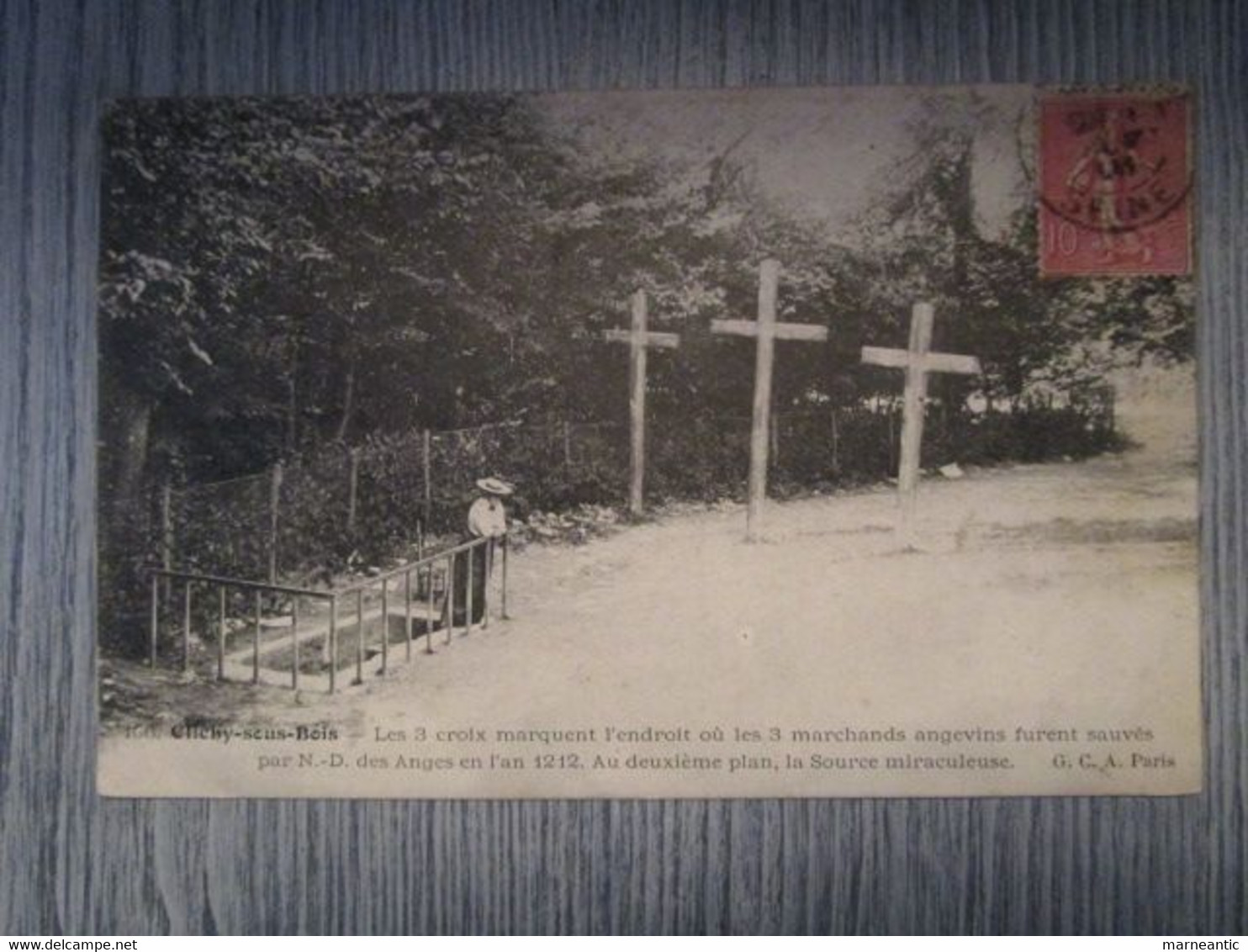 cpa Clichy sous bois(93)les trois croix