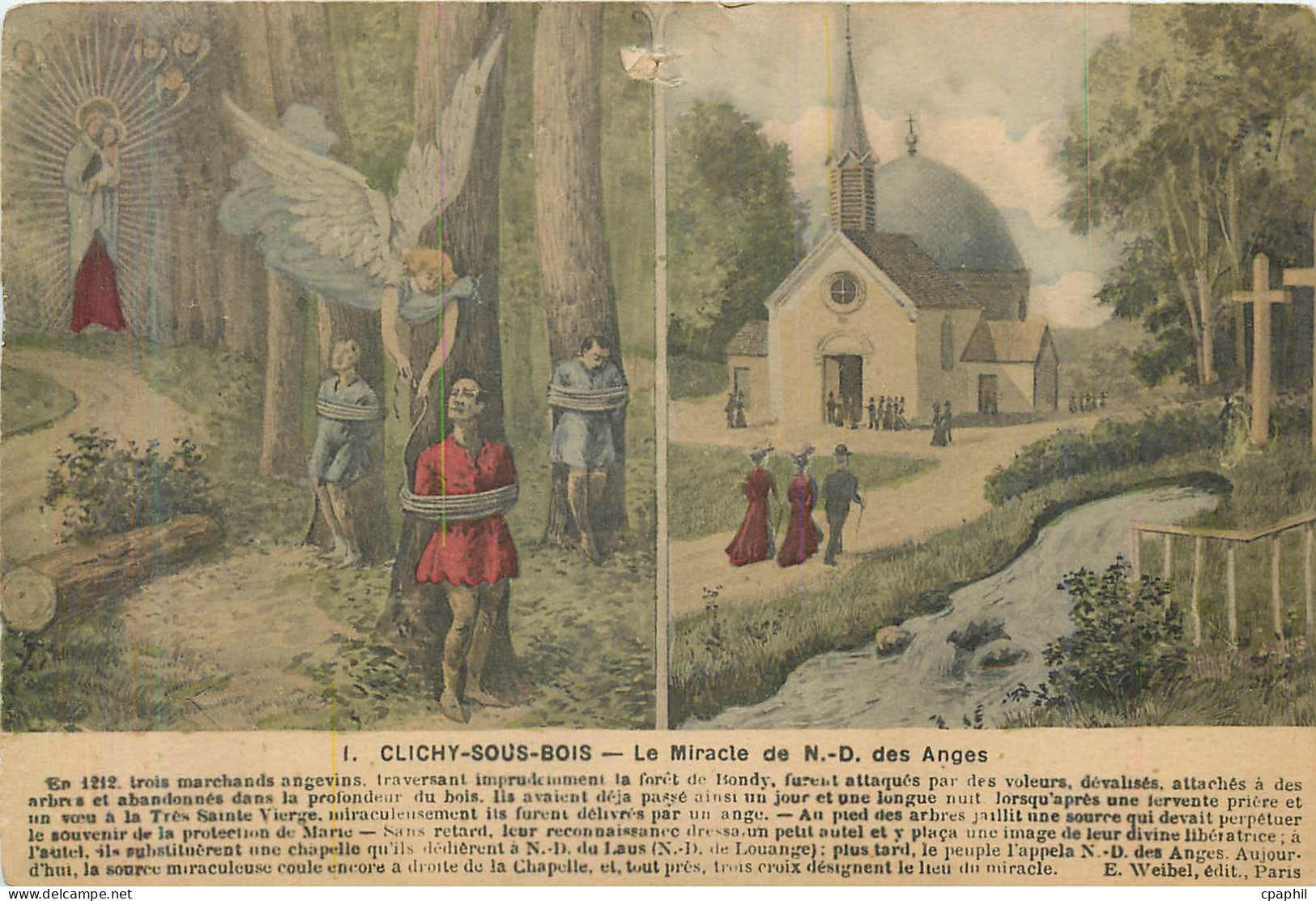 CPA Clichy sous bois Le Mircle de ND des Anges