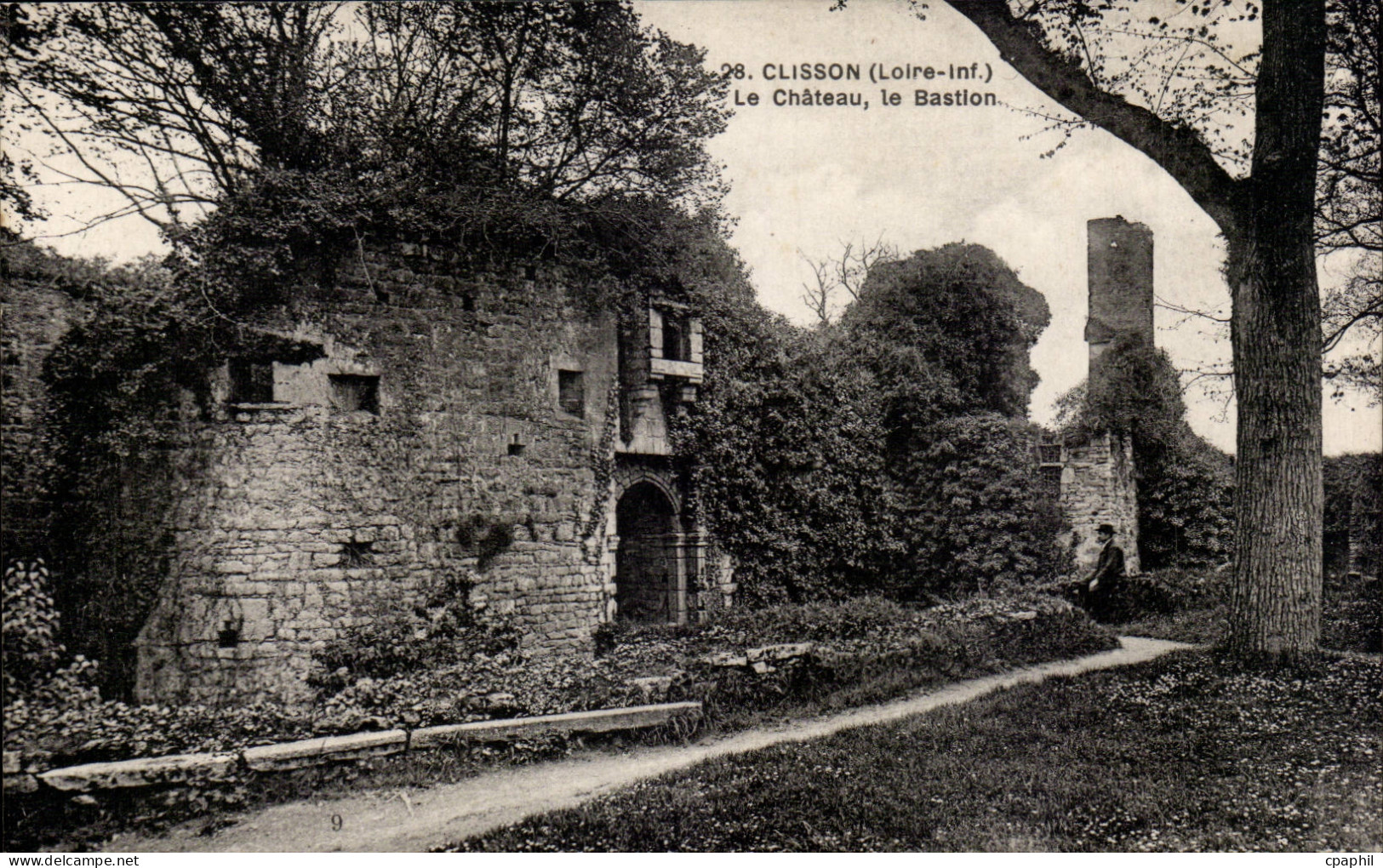 CPA Clisson Le chateau le bastion