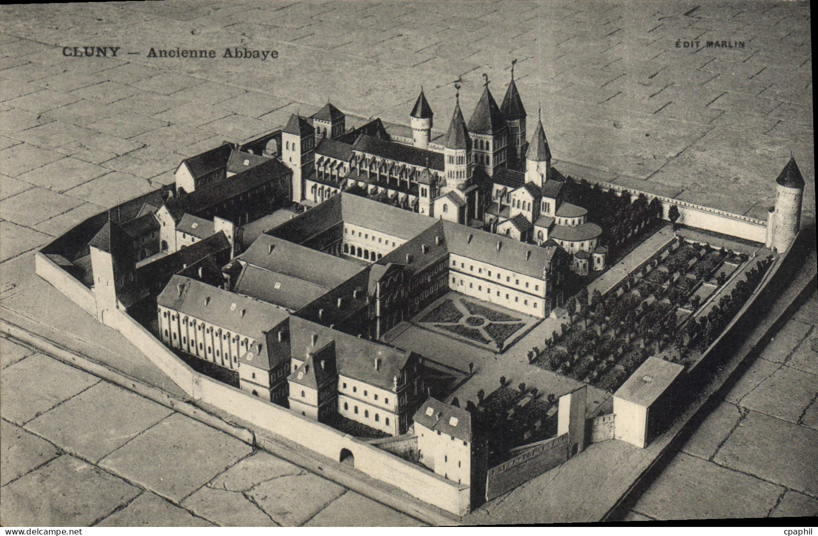 CPA Cluny Ancienne Abbaye