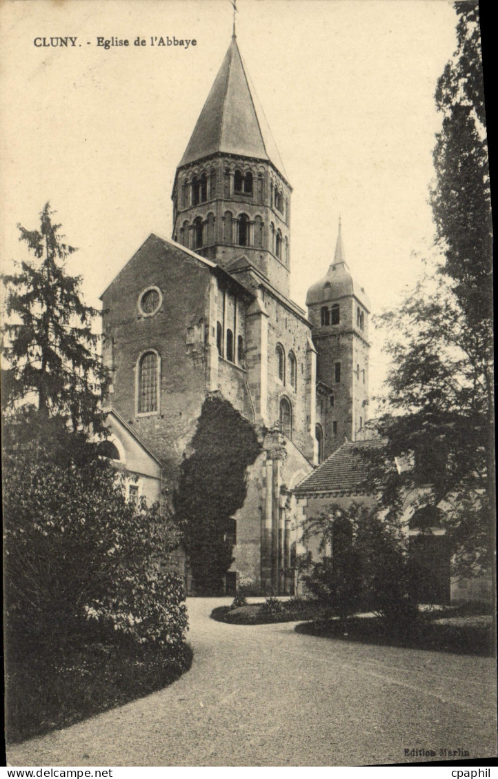 CPA Cluny Eglise De I'Abbaye