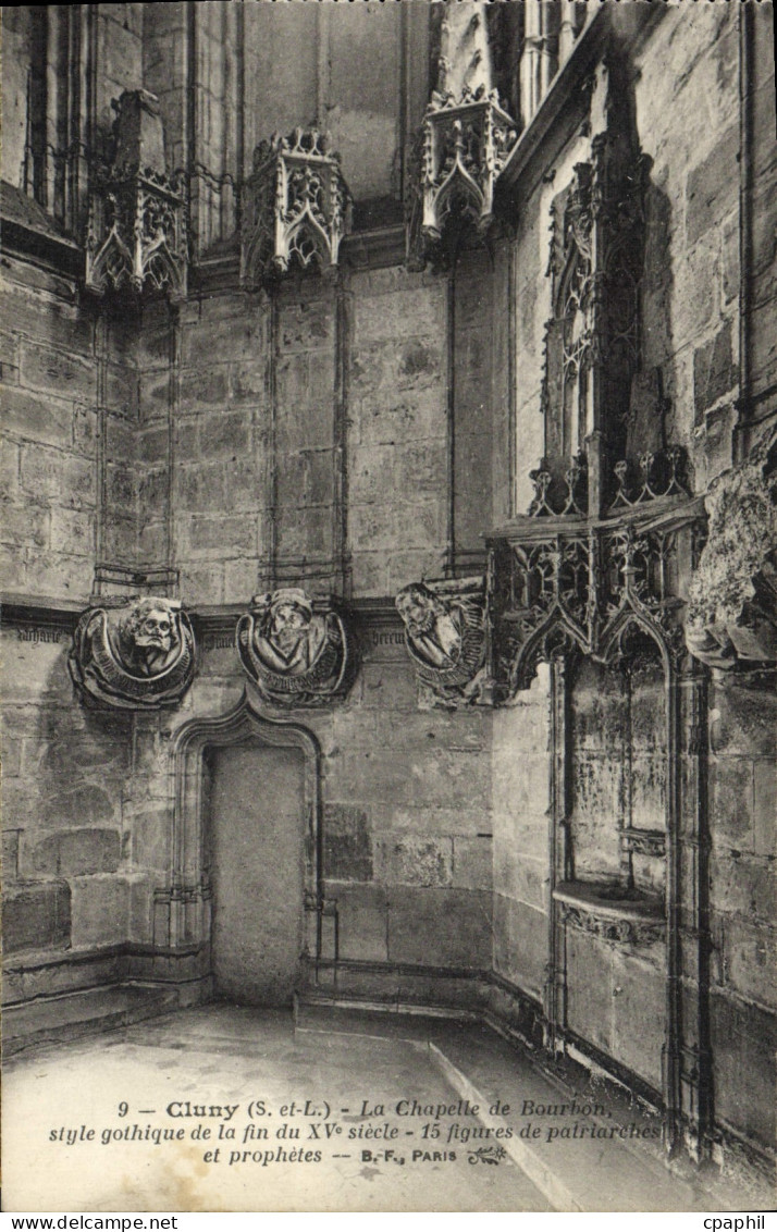 CPA Cluny La Chapelle de Bourbon