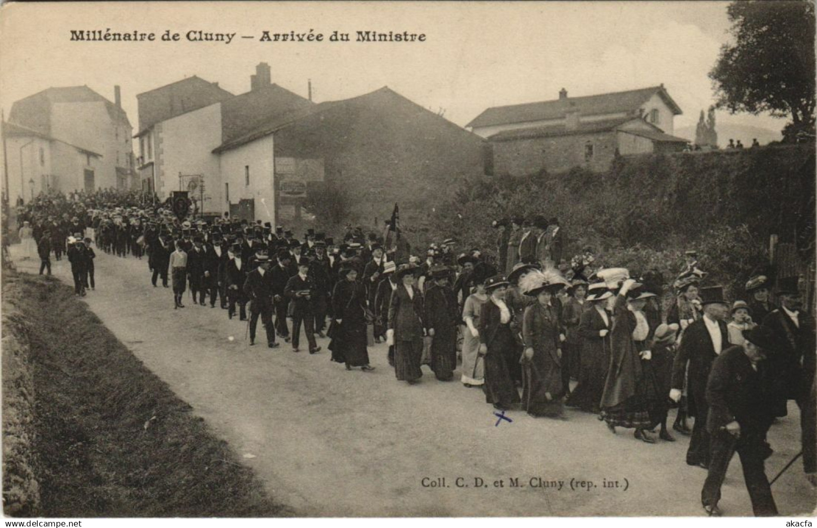 CPA CLUNY Millenaire de Cluny - Arrivee du Ministre (1190930)