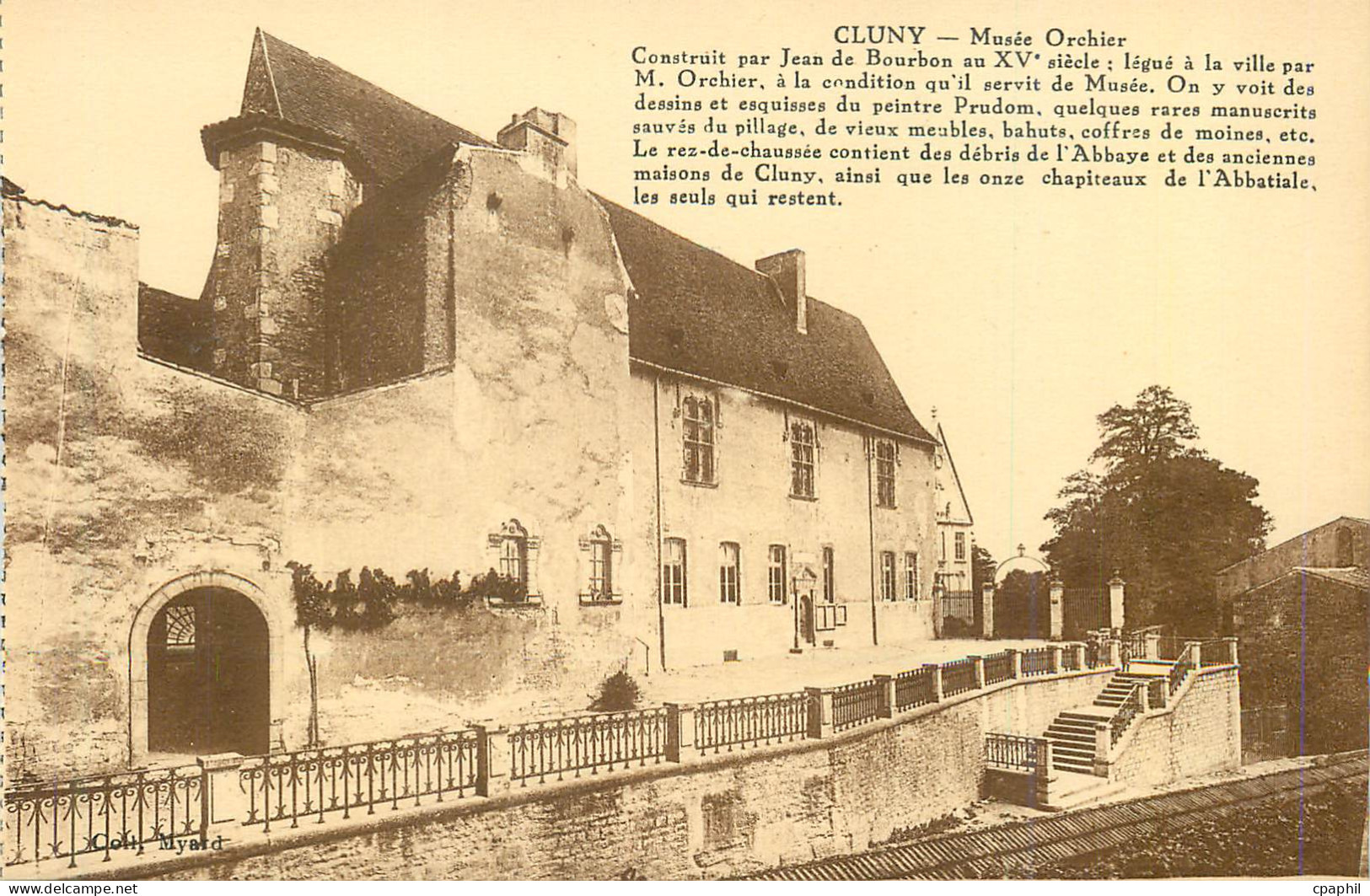 CPA Cluny musee orchier