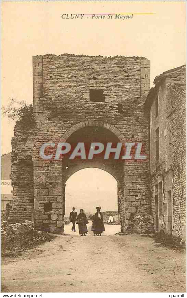 CPA Cluny Porte St Mayeul