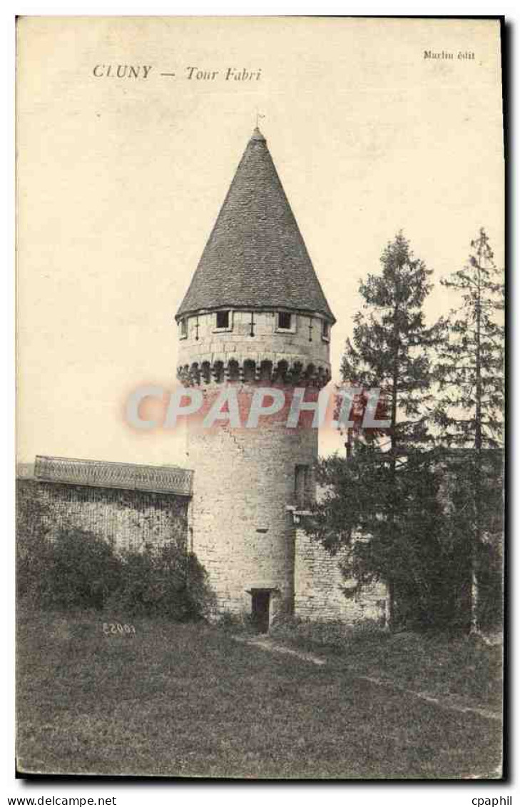 CPA Cluny Tour Fabri