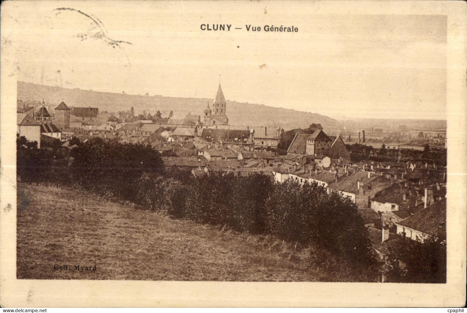 CPA Cluny Vue generale