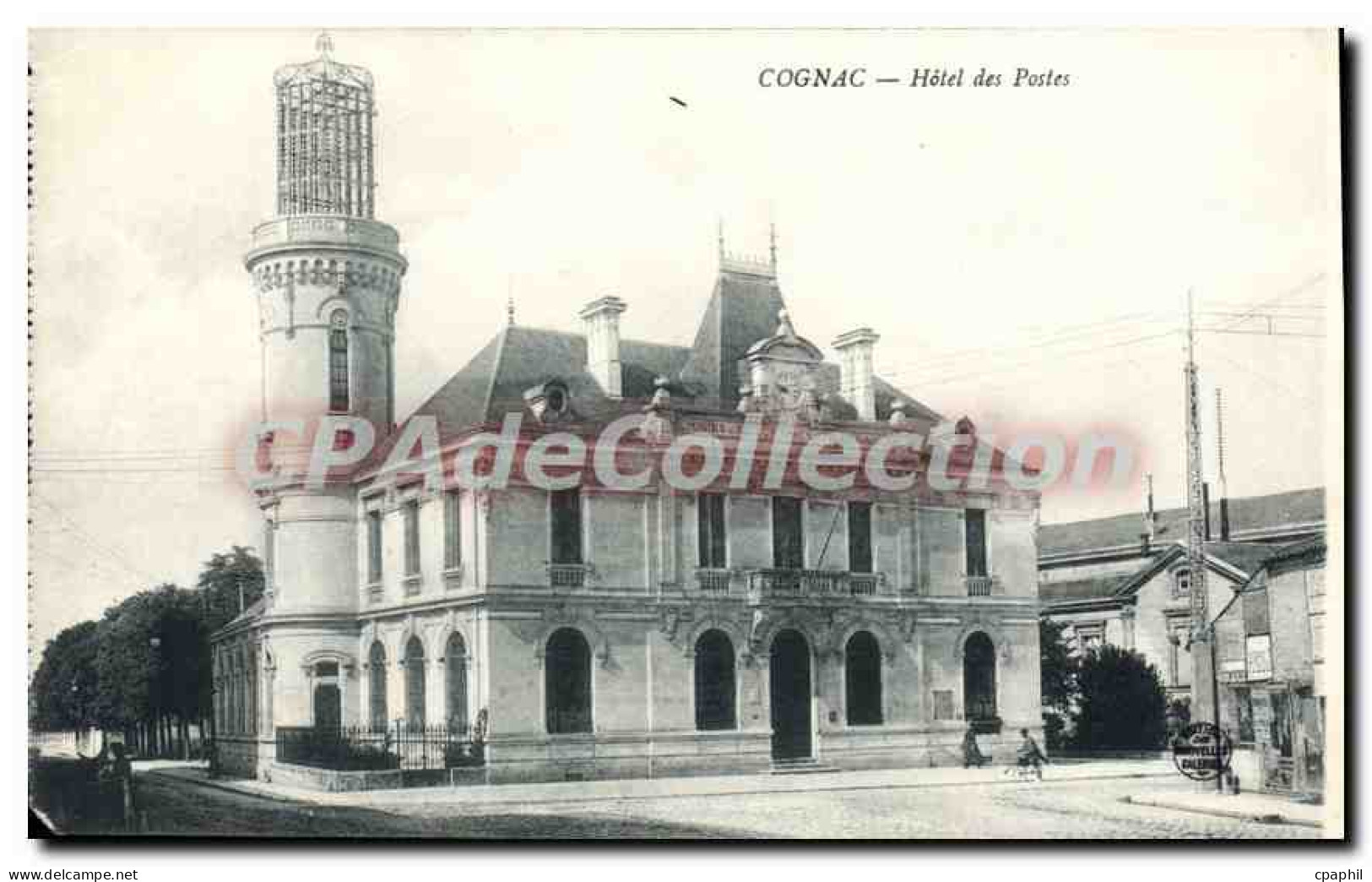 CPA COGNAC hôtel des postes