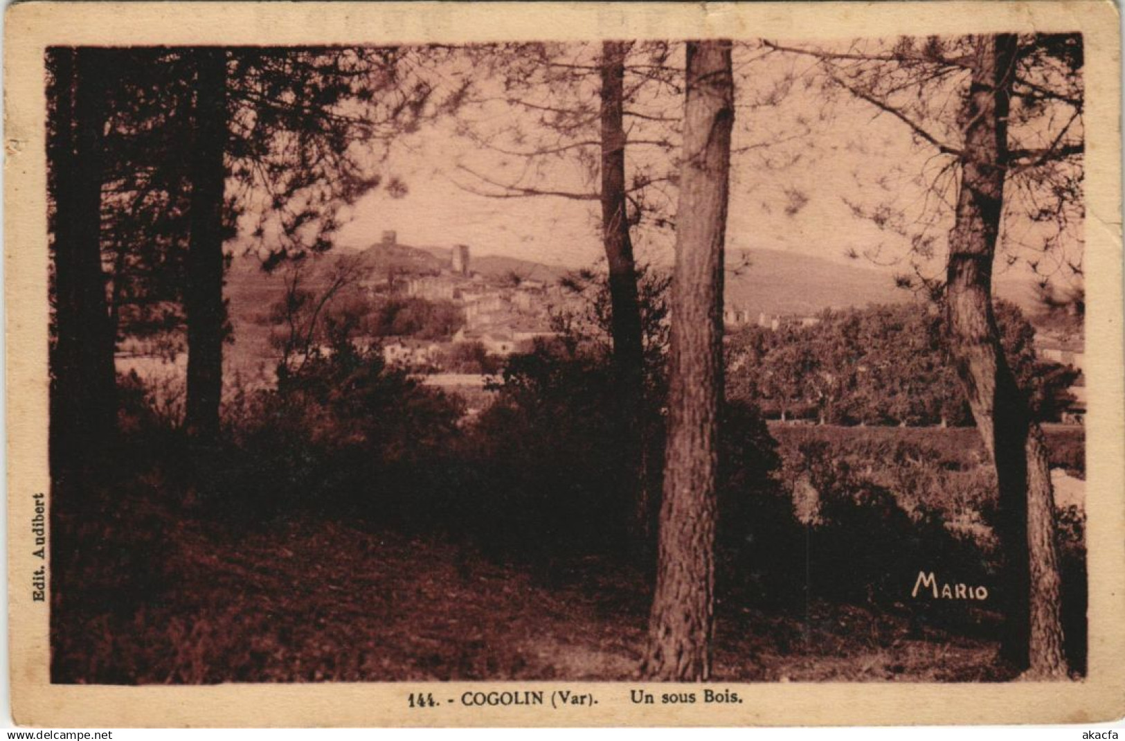 CPA COGOLIN Un Sous Bois (1112616)