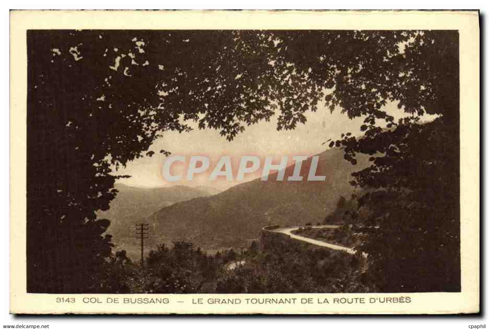 CPA Col de Bussang Le Grand Tournant De La Route D urbes