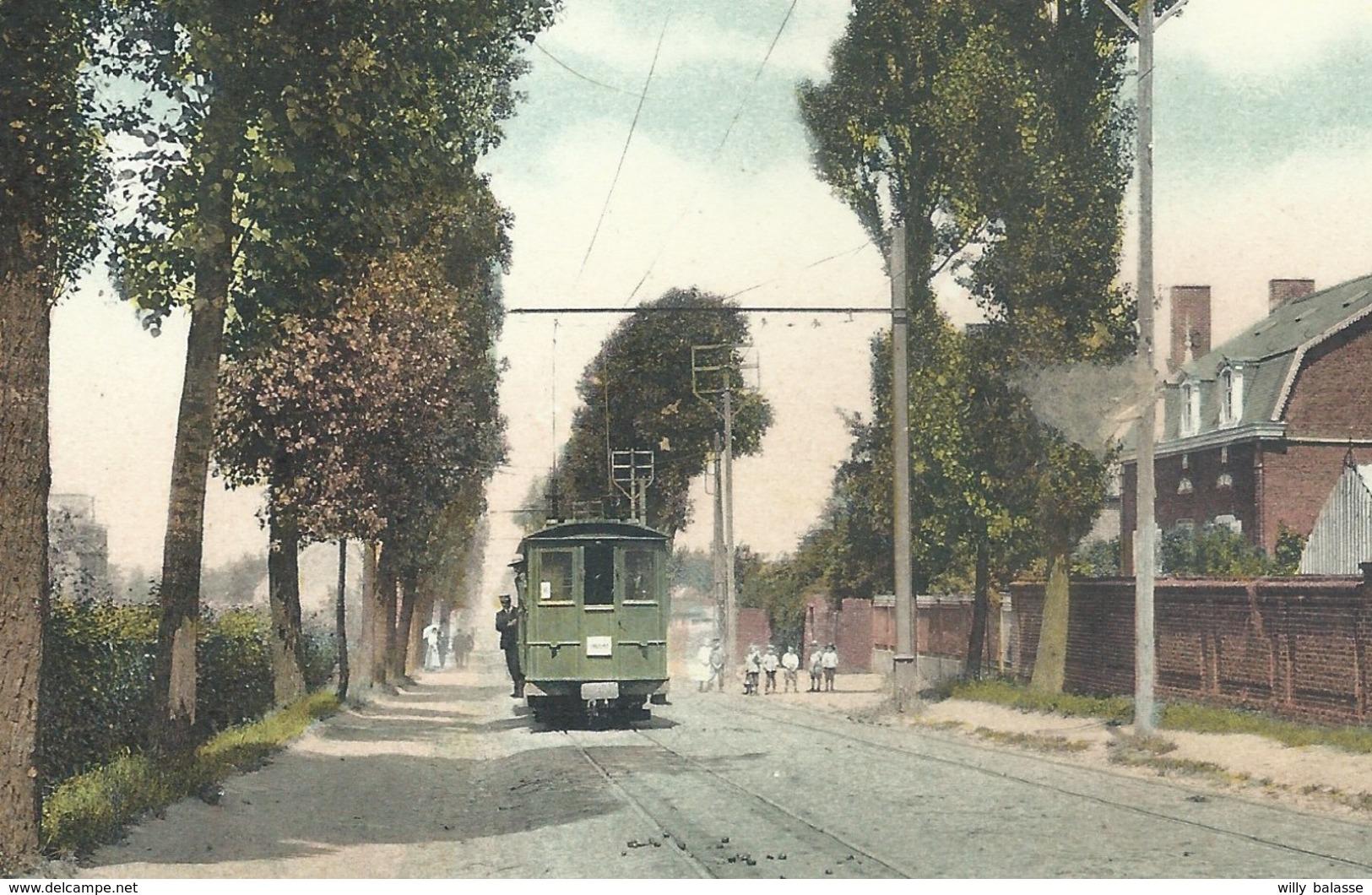 +++ CPA - Colfontaine - PATURAGES - Avenue du Bois - TRAM    //