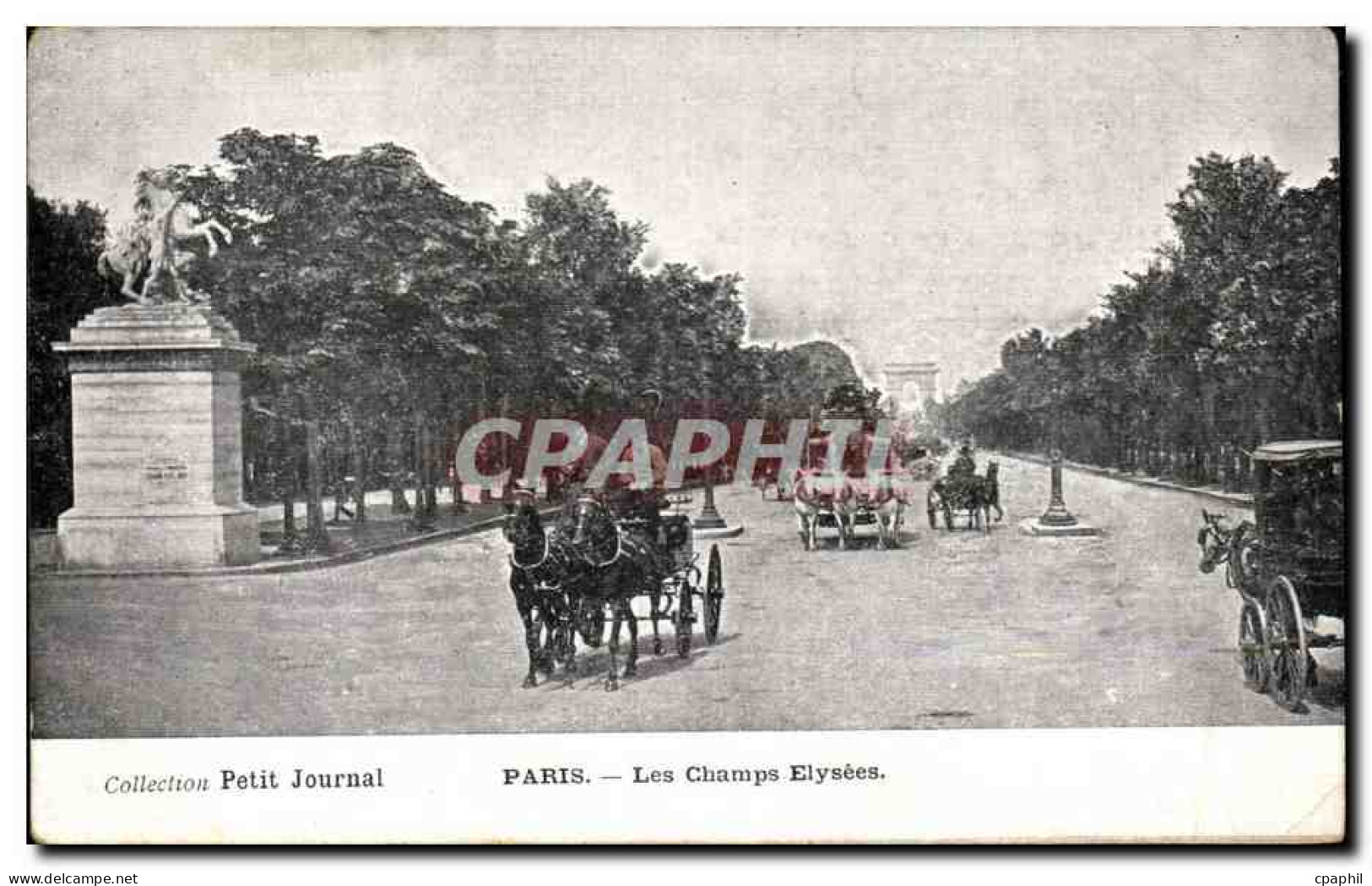 CPA Collection Petit Journal Paris Les Champs Elysees