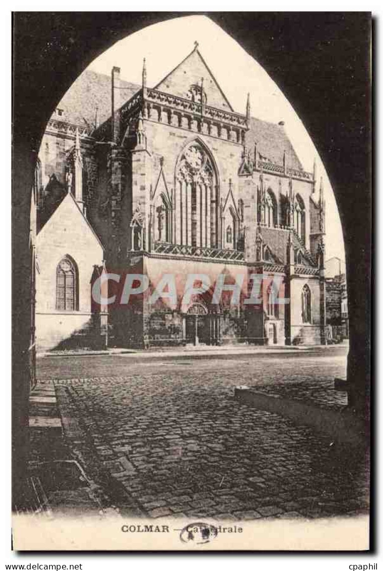 CPA Colmar Cathedrale