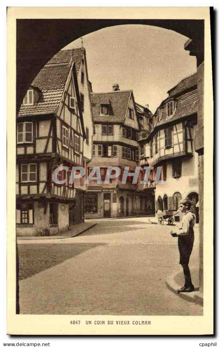 CPA Colmar un Coin Du Vieux Colmar Enfant