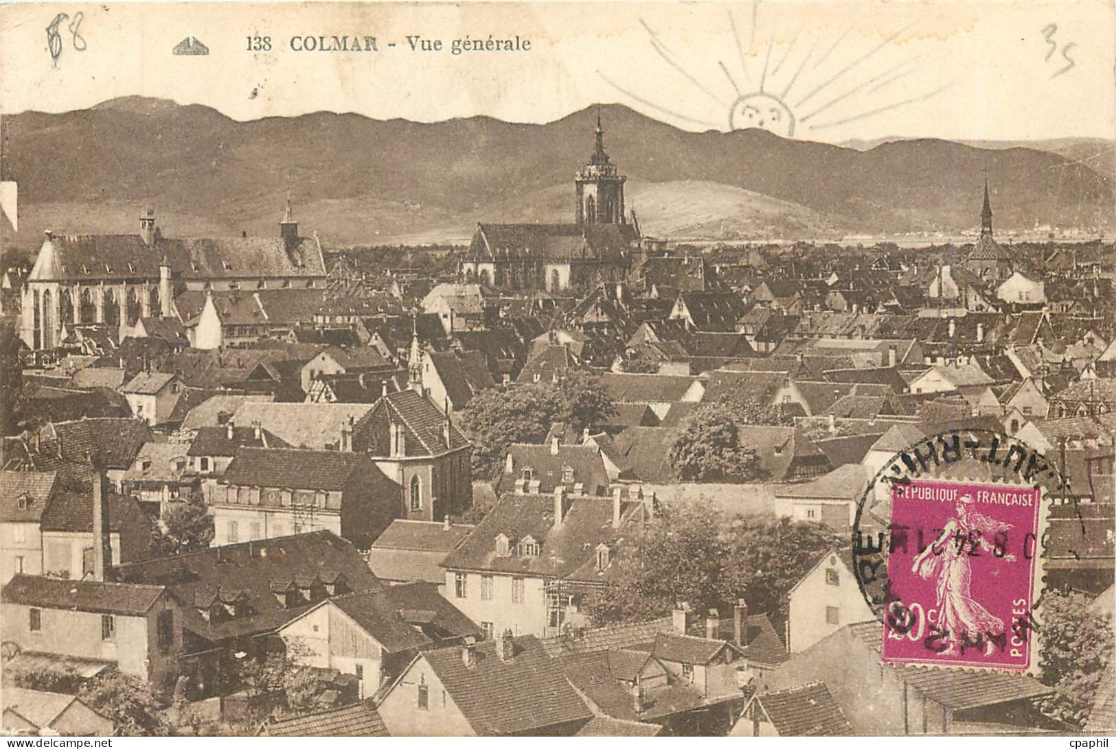 CPA Colmar Vue generale