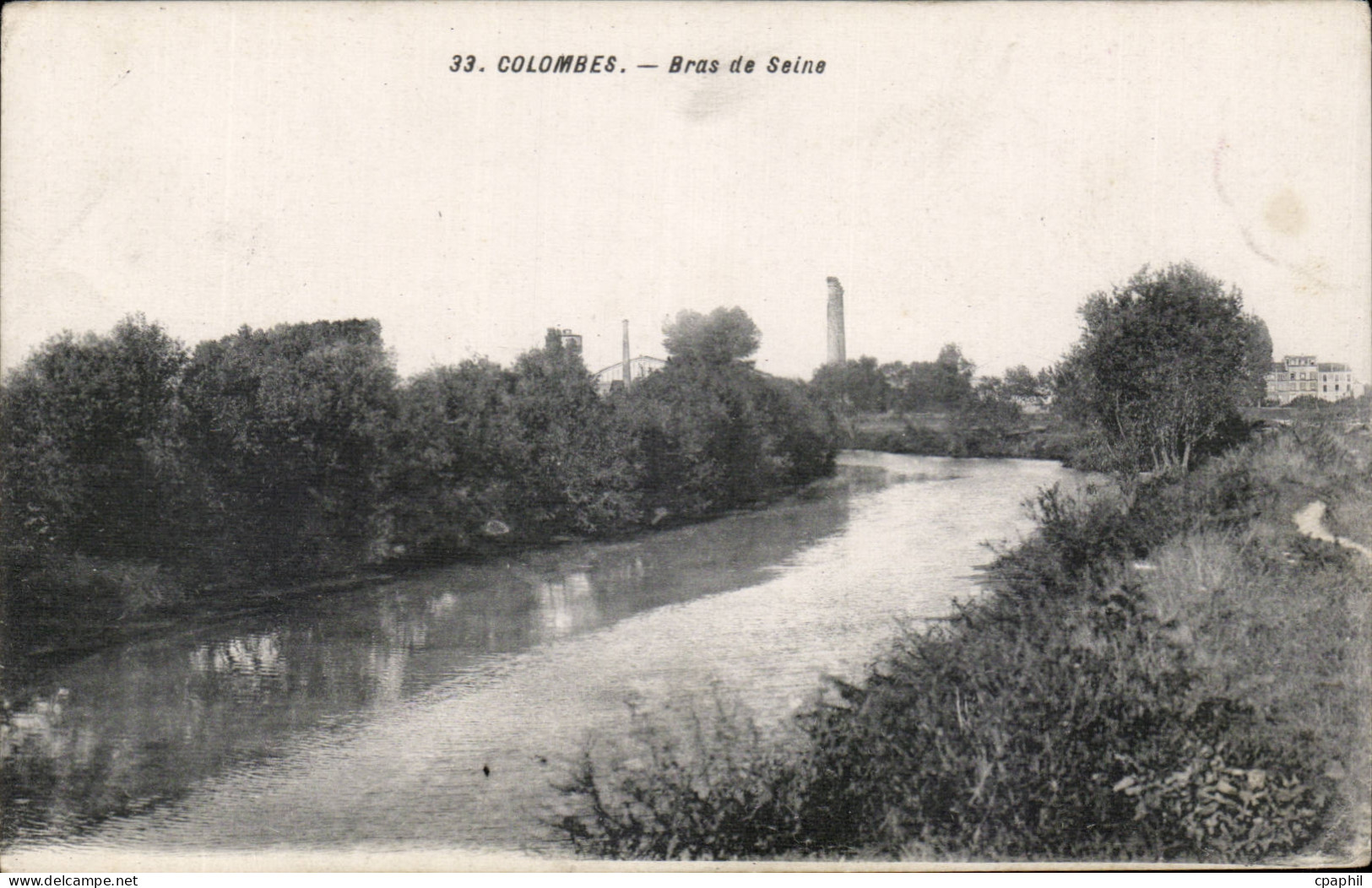 CPA Colombes Bras de Seine