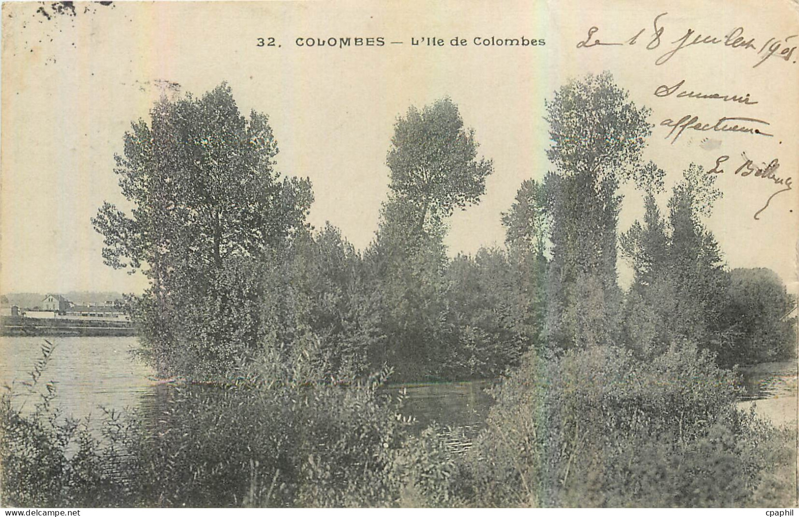 CPA Colombes L'Ile de Colombes