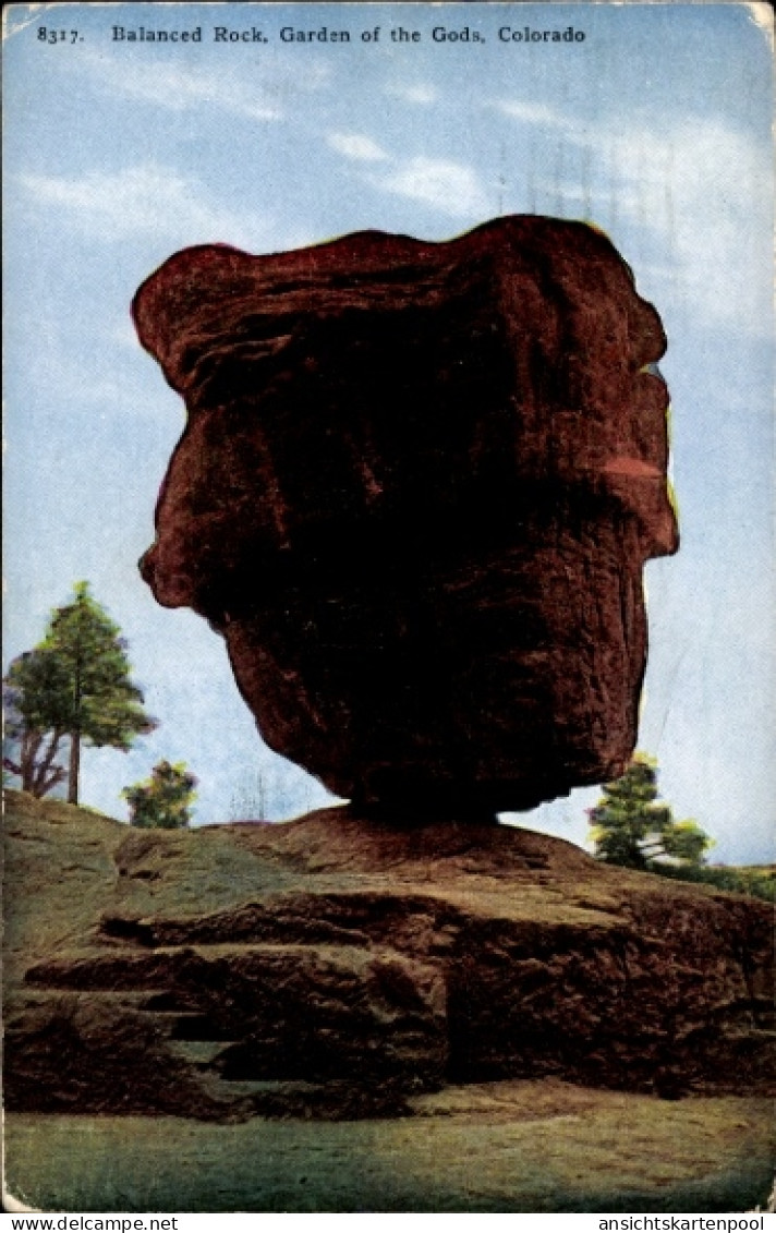 CPA Colorado Springs USA, Balanced Rock, Garten der Götter