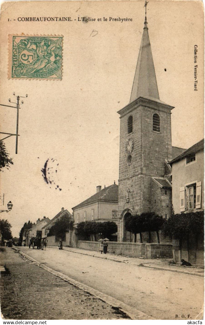 CPA Combeaufontaine - Église et le Presbytere (636510)