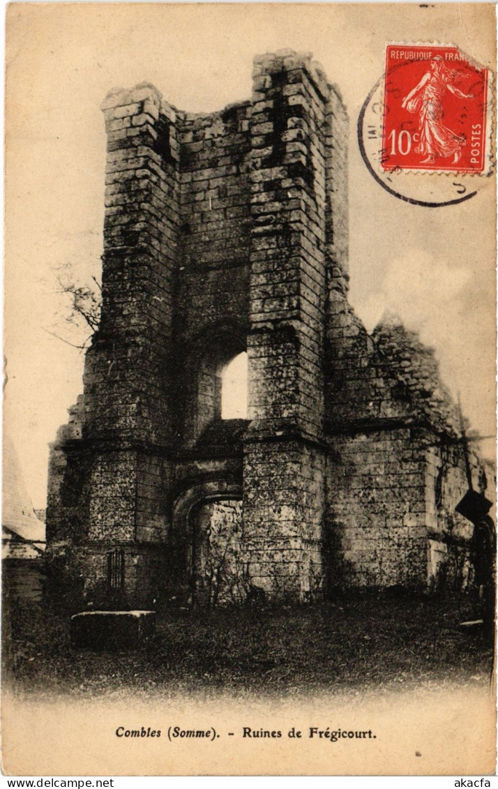 CPA Combles ruines de Fregicourt (1498870)