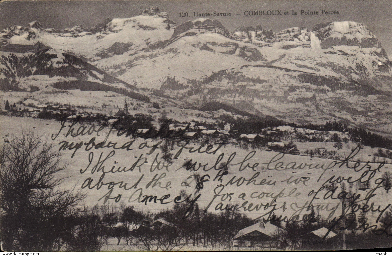 CPA Combloux Et La Pointe Percee