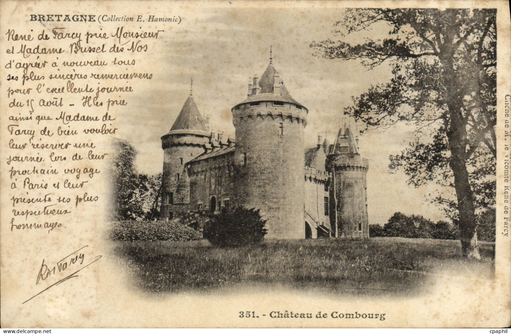 CPA Combourg Chateau