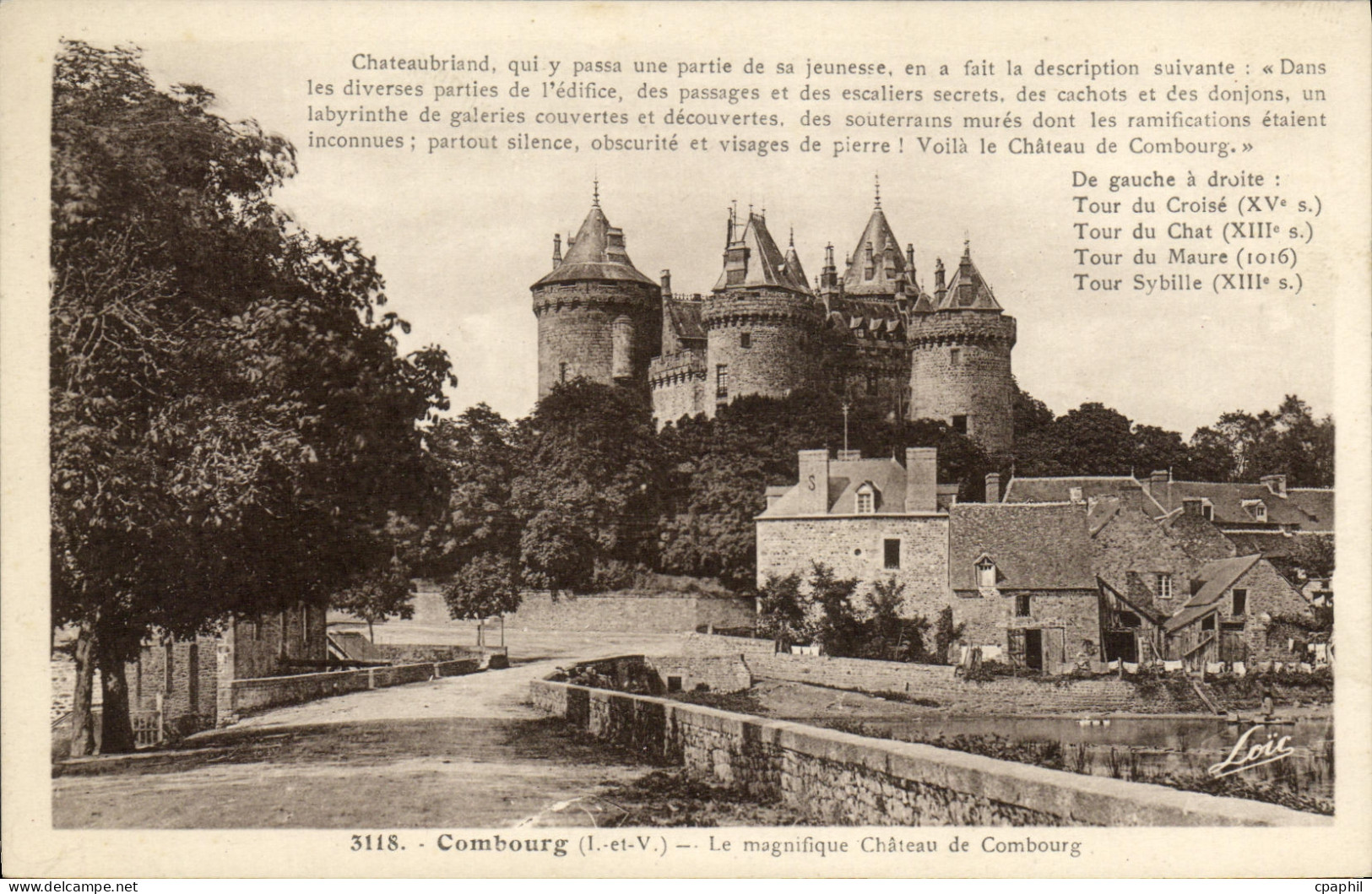 CPA Combourg Le Chateau