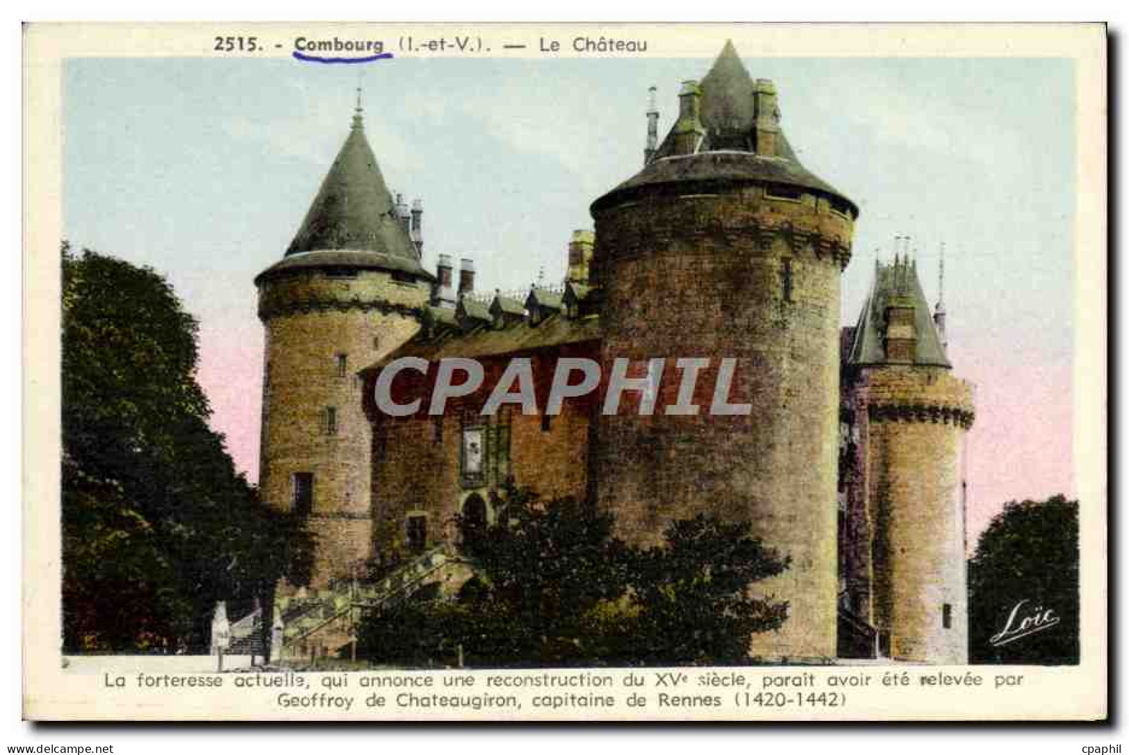 CPA Combourg Le Chateau