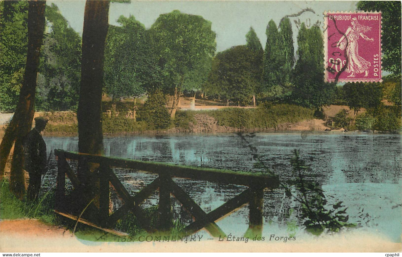 CPA Commentry l'Etang des Forges