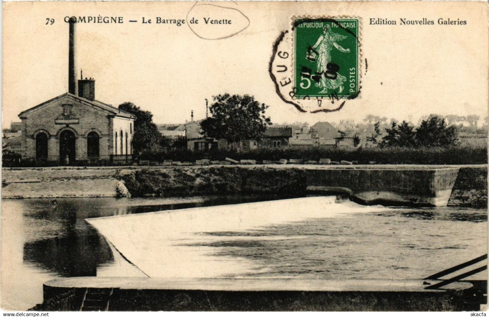 CPA COMPIEGNE Le Barrage de Venette (377942)