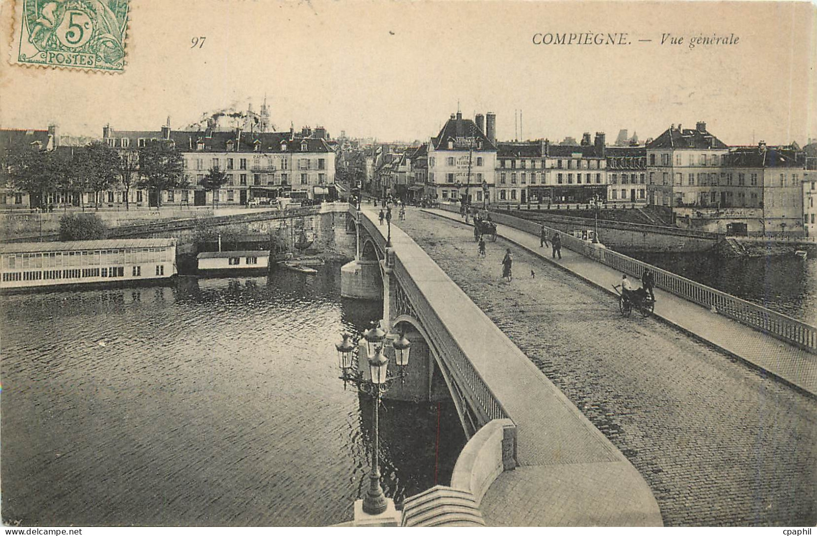 CPA Compiegne Vue generale