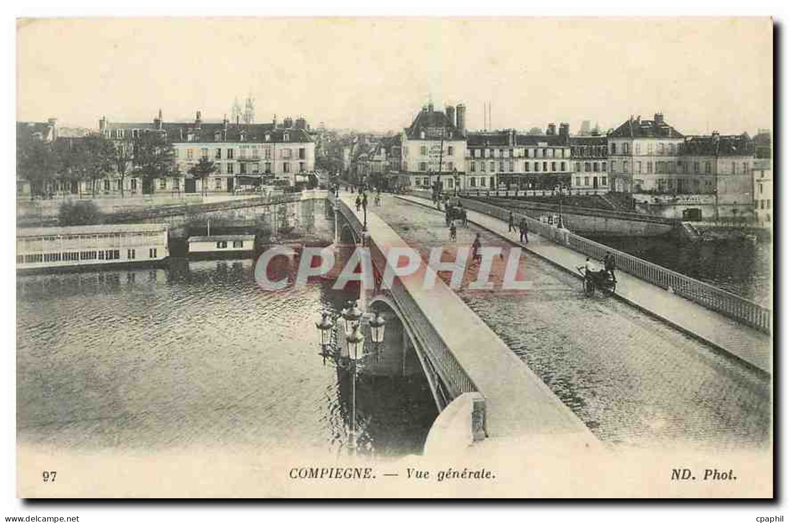 CPA Compiegne Vue generale
